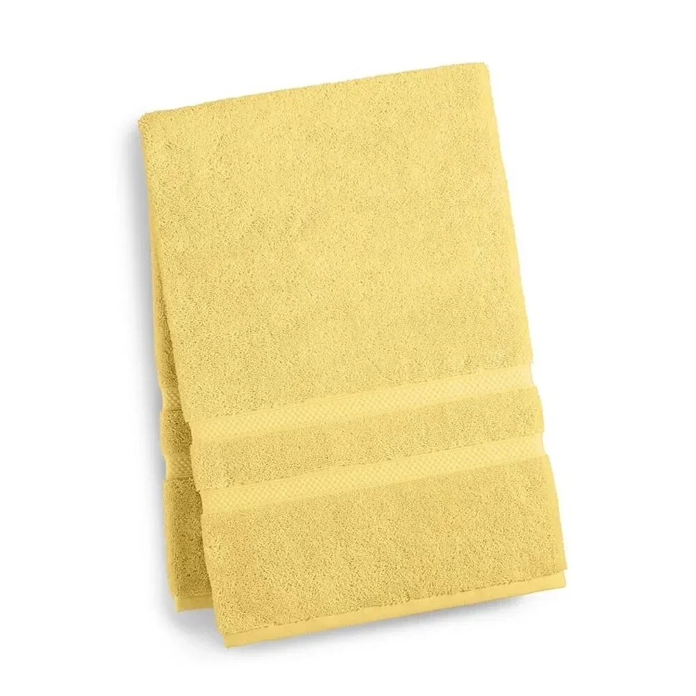 2 new LEMON CITRUS Charter Club Elite 100% Hygro Cotton 30x56 inch BATH TOWELS